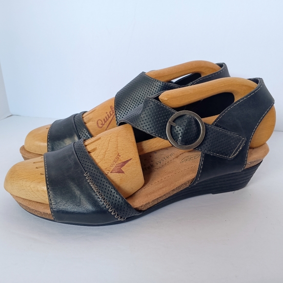 Earth Origins Shoes - 🖤 Womens Earth Origins Leather Sandals Dark Brown 8